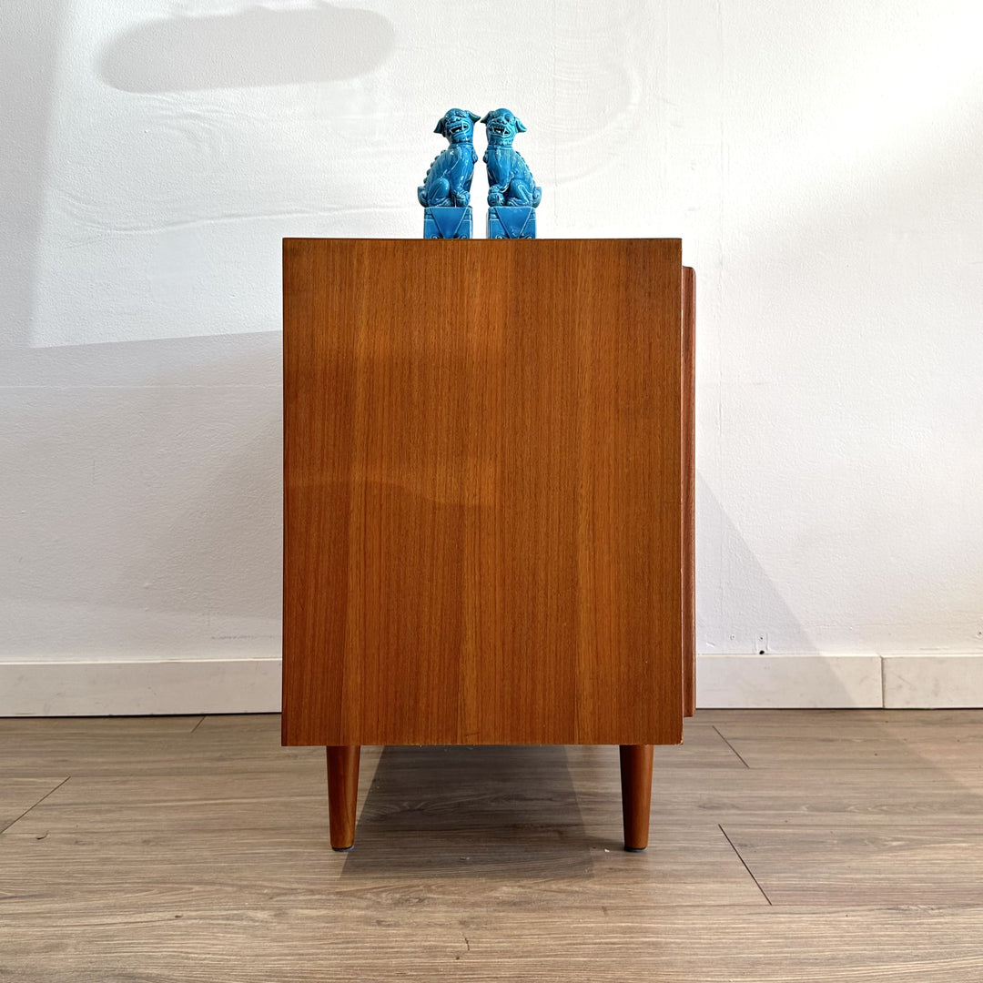 Mid Century Teak Sideboard LP Record Cabinet by Chiswell