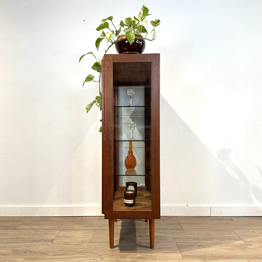 Mid Century Teak Sideboard Display Cabinet by Chiswell