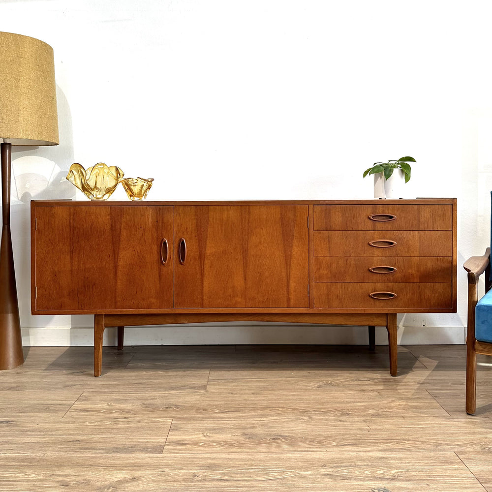 Mid Century Teak Fler 64 Sideboard Buffet