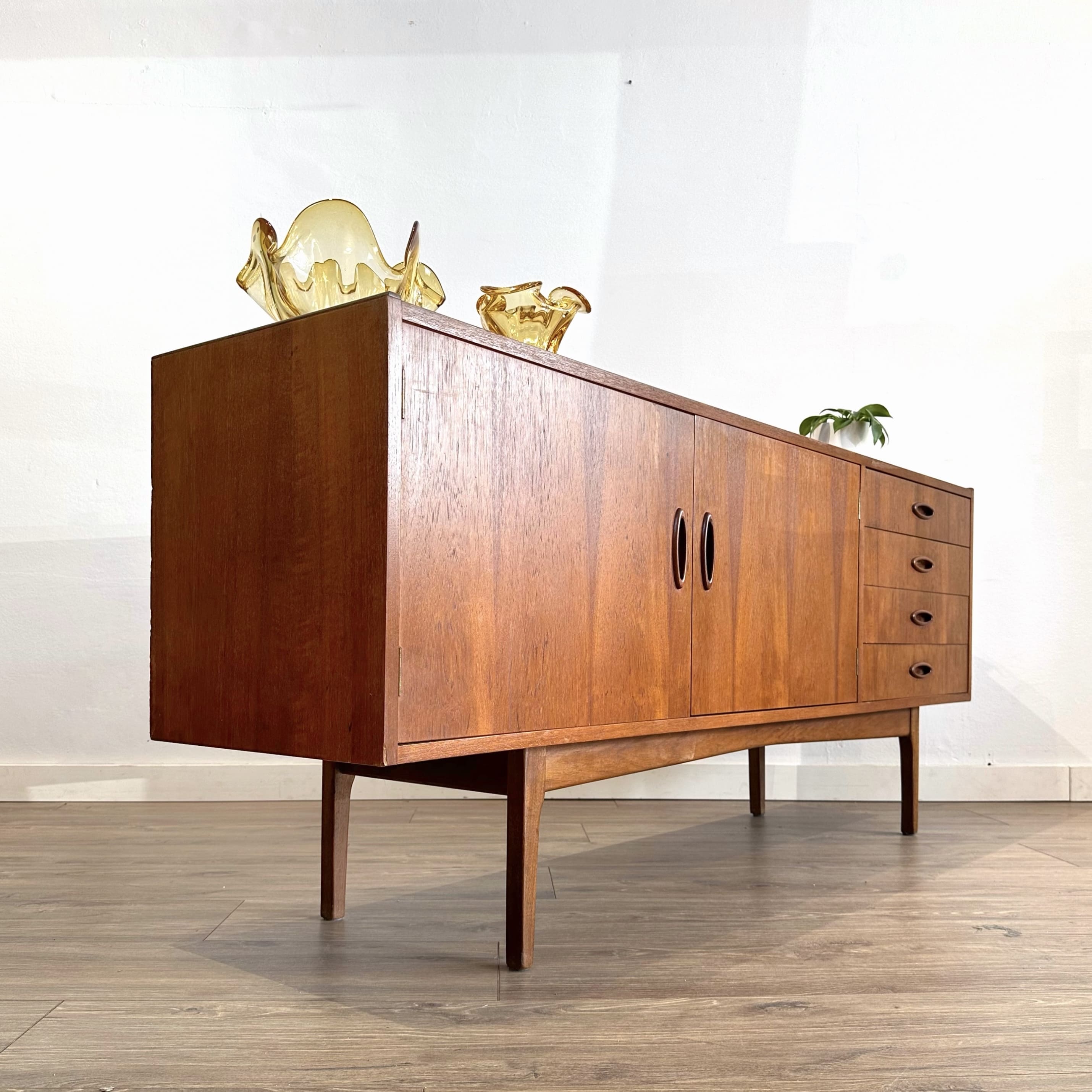 Mid Century Teak Fler 64 Sideboard Buffet