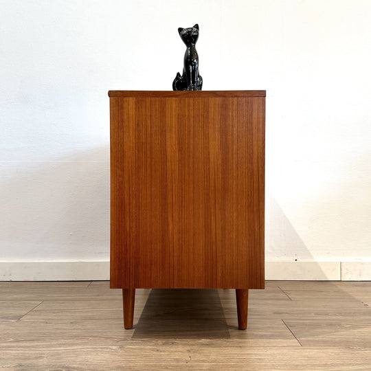 Mid Century Teak Sideboard LP Record Cabinet by Chiswell