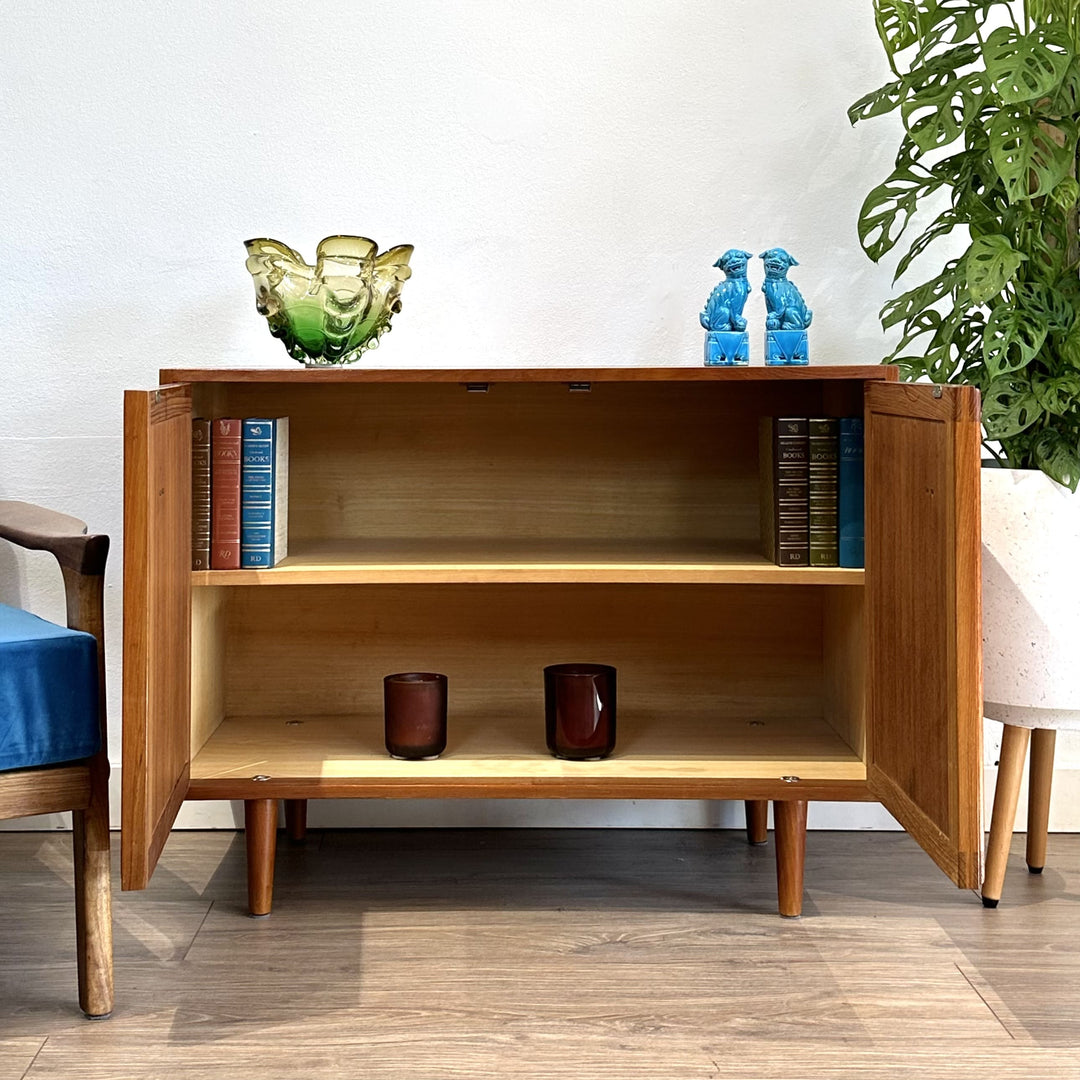 Parker Mid Century Teak Sideboard LP Record Cabinet