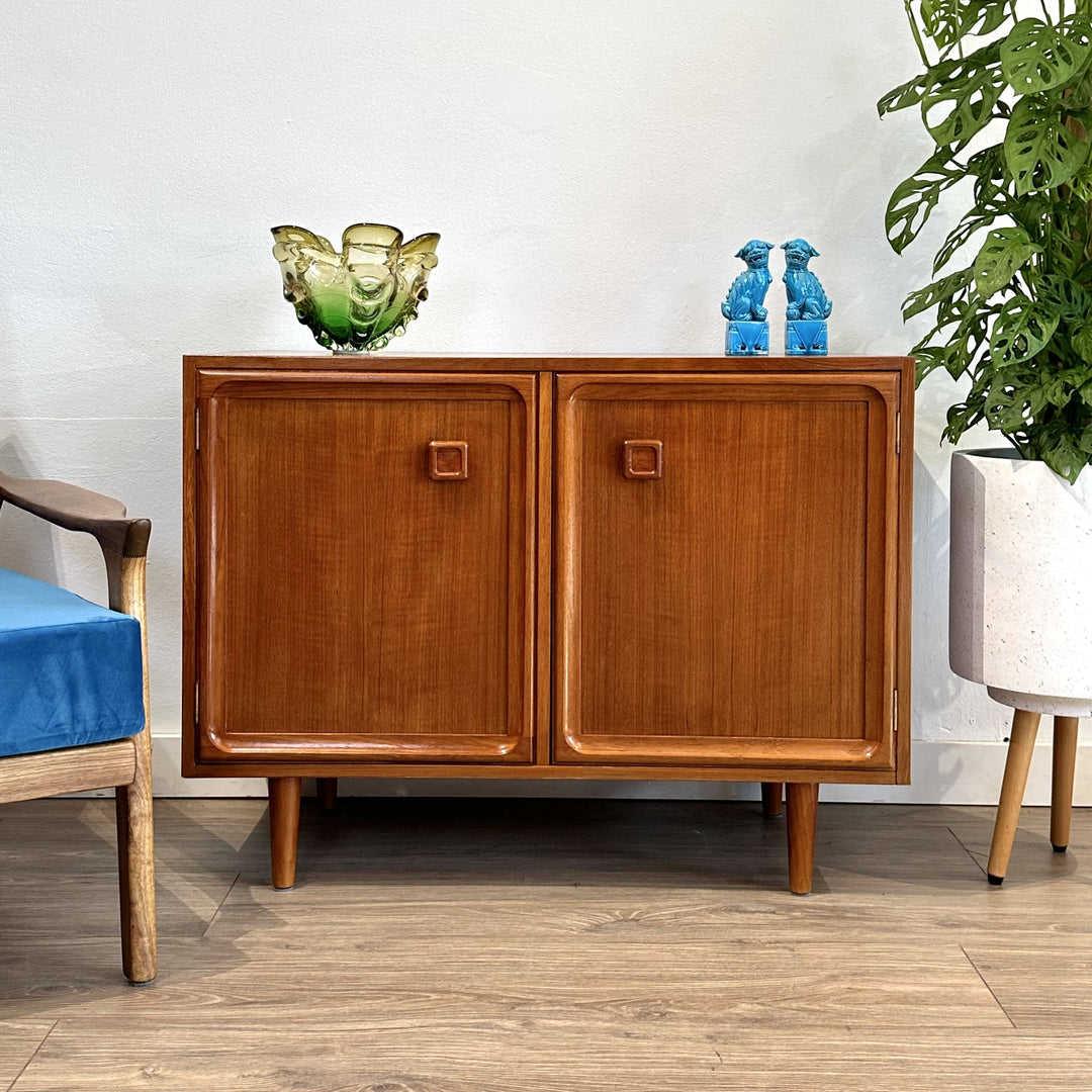 Parker Mid Century Teak Sideboard LP Record Cabinet