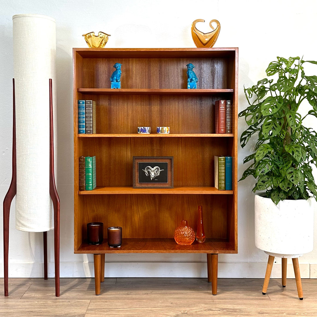 Parker Mid Century Teak Bookshelf Shelving