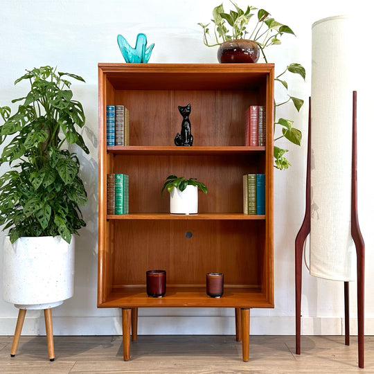 Chiswell Mid Century Teak Bookshelf Shelving