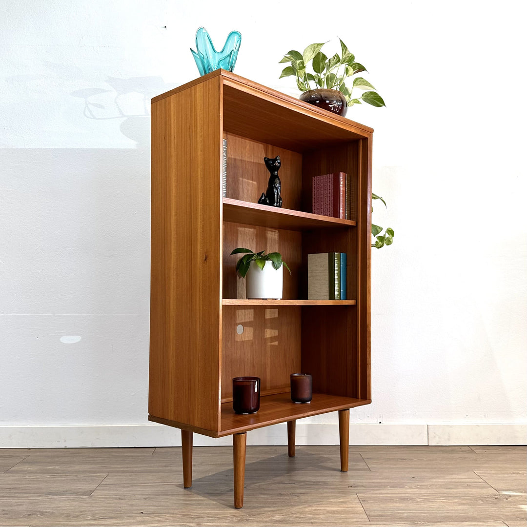 Chiswell Mid Century Teak Bookshelf Shelving