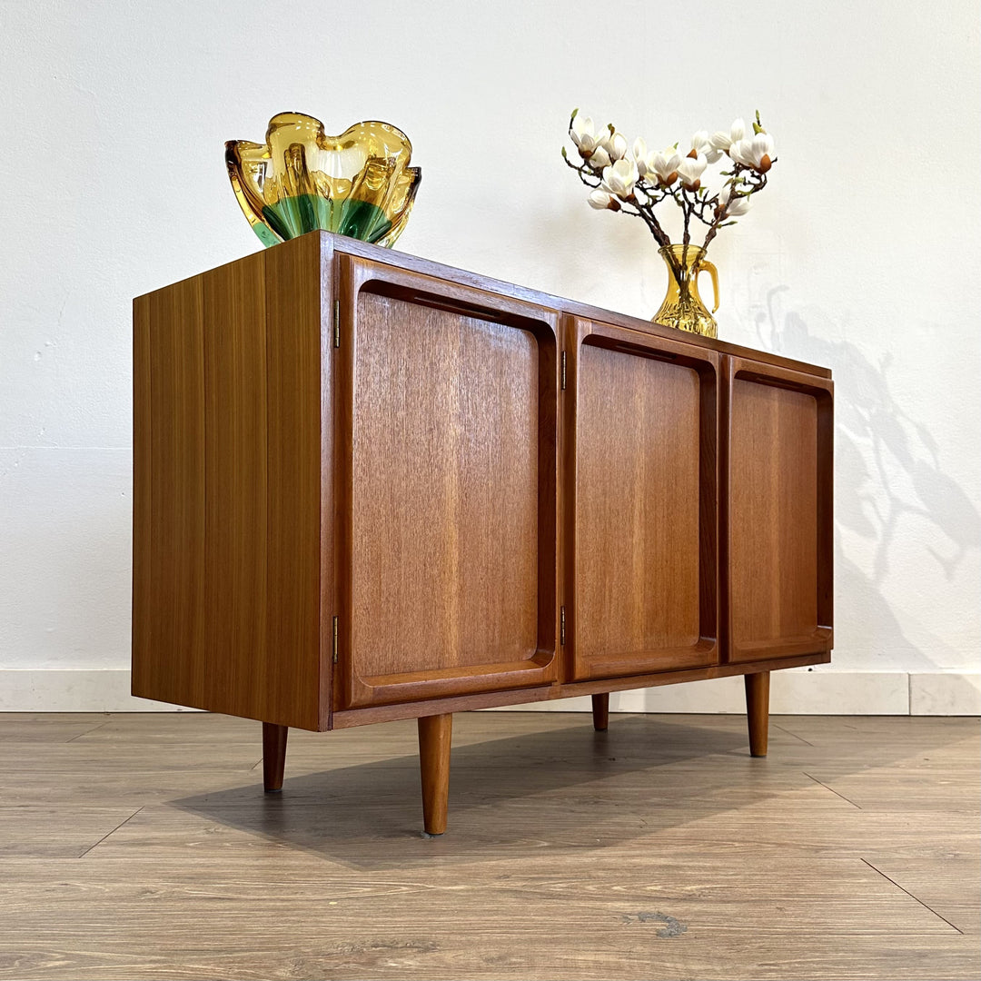 Mid Century Teak Sideboard LP Record Cabinet by Chiswell