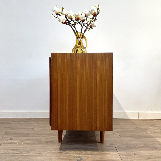 Mid Century Teak Sideboard LP Record Cabinet by Chiswell