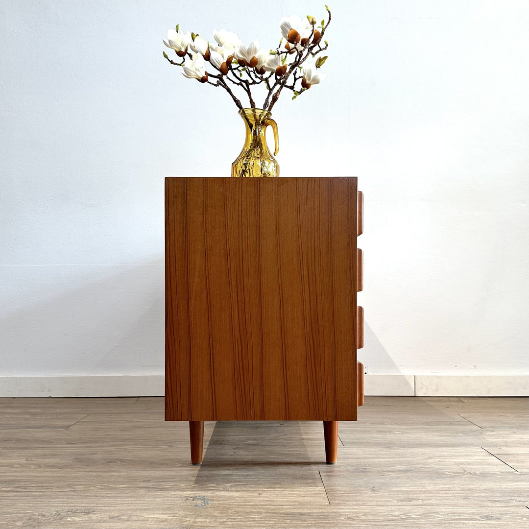 Mid Century Teak Sideboard LP Record Cabinet by Chiswell Koben