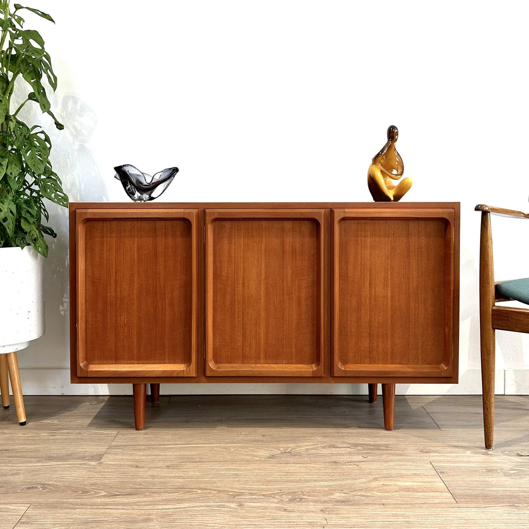 Mid Century Teak Sideboard LP Record Cabinet by Chiswell