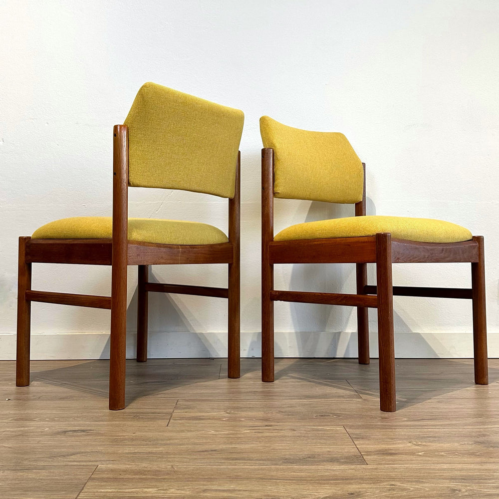 4 x Mid Century Teak Dining Chairs by Parker