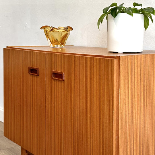 Mid Century Timber Sideboard LP Record Cabinet by Elite