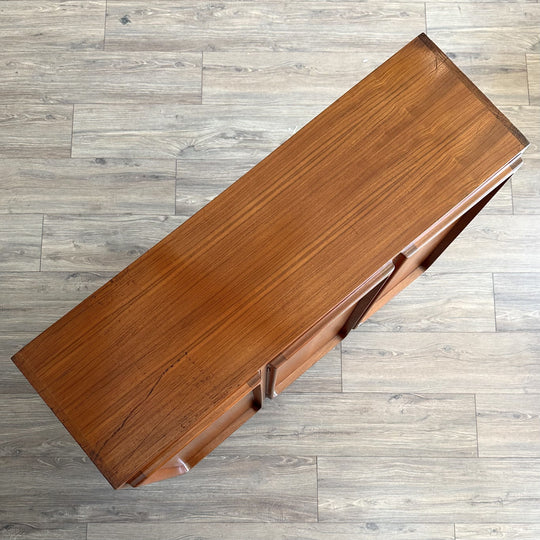 Mid Century Teak Sideboard Credenza by Chiswell