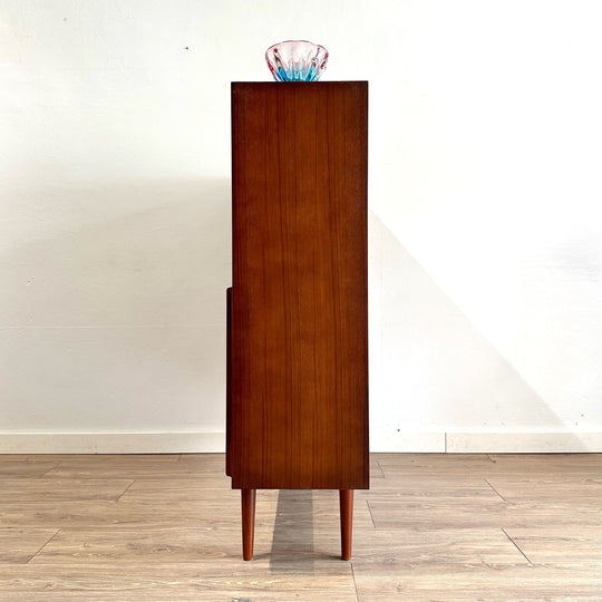 Mid Century Walnut Sideboard Buffet Storage Cabinet by Chiswell