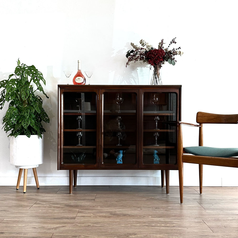 Mid Century Sideboard Display Cabinet by Chiswell