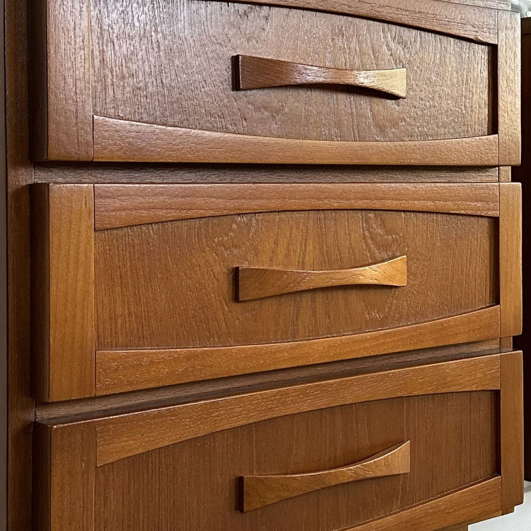 Mid Century Teak Berryman Bedside Tables 