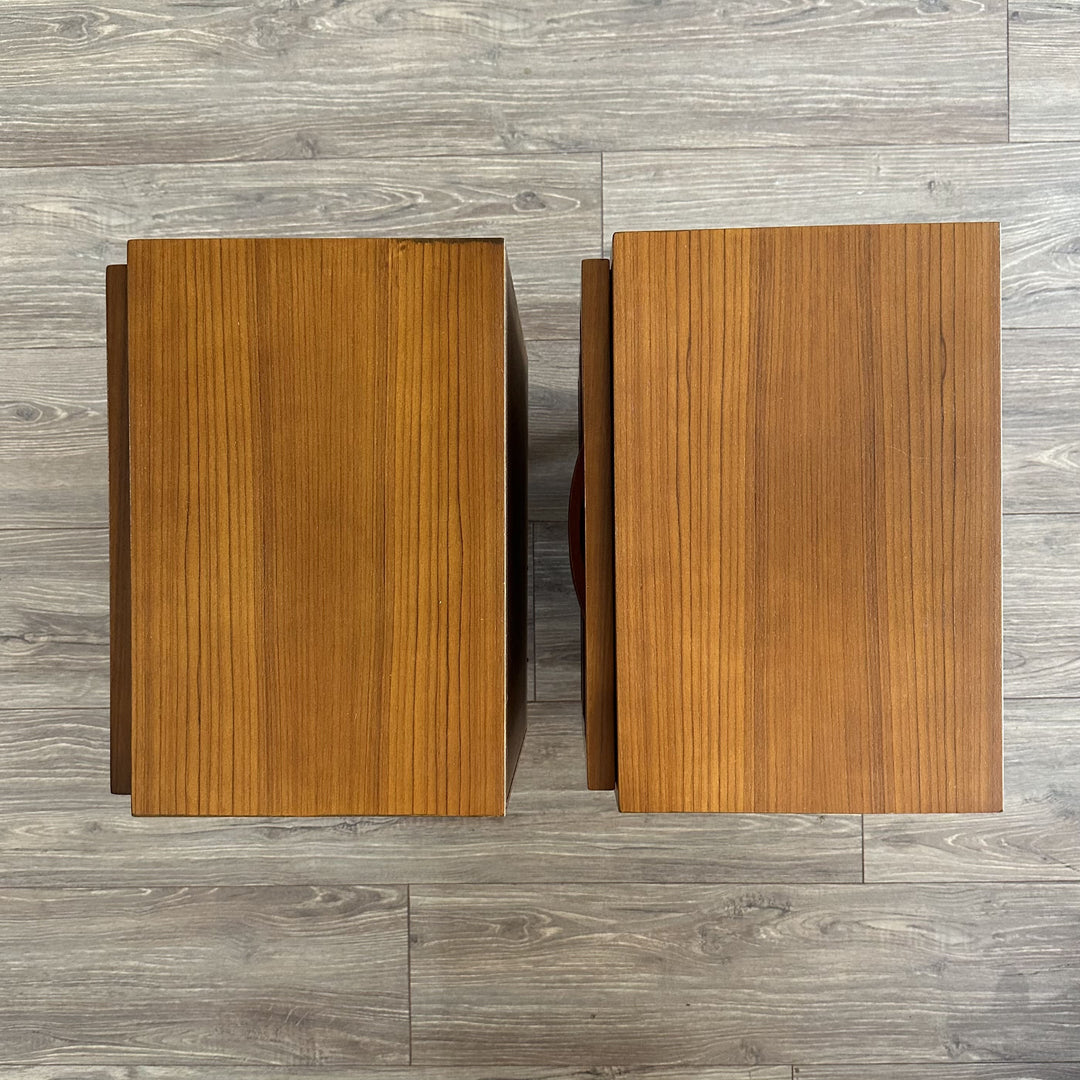 Mid Century Teak Berryman Bedside Tables 