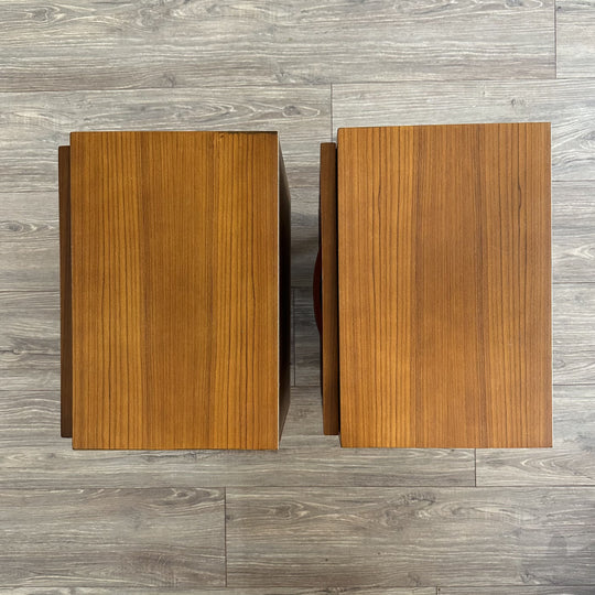 Mid Century Teak Berryman Bedside Tables 