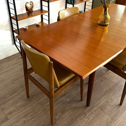 Mid Century Teak Extendable Dining Table by Chiswell