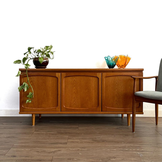 Mid Century teak sideboard buffet by Noblett