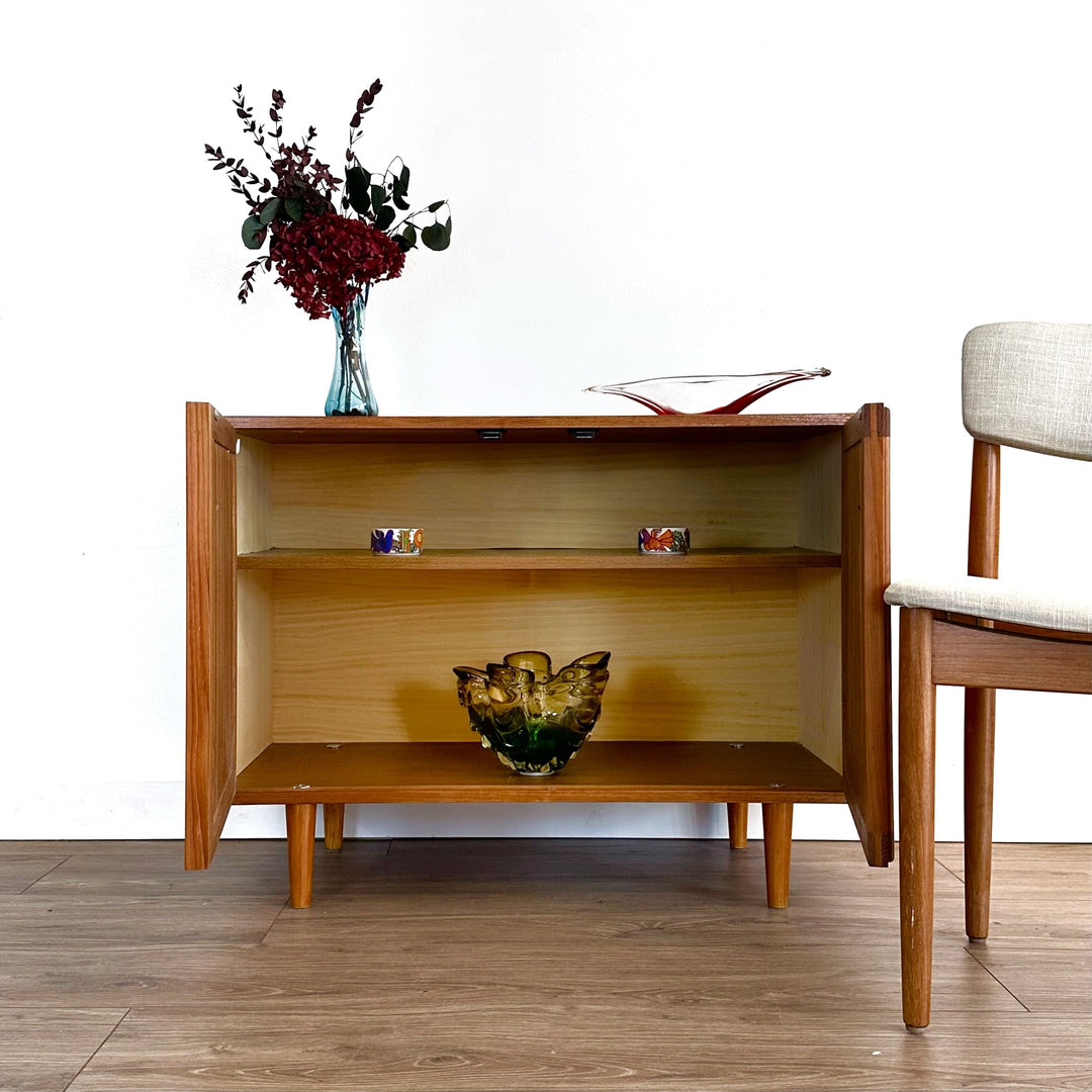 Mid Century Parker Teak LP cabinet sideboard by Park