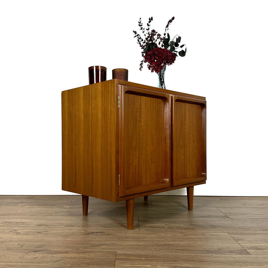 Mid Century Teak Sideboard LP Record Cabinet by Chiswell