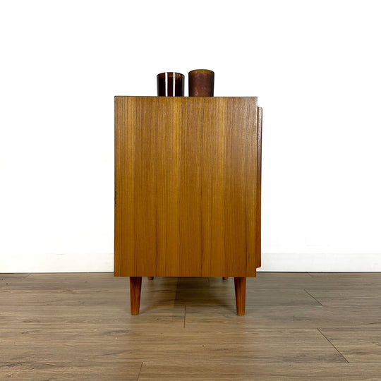 Mid Century Teak Sideboard LP Record Cabinet by Chiswell