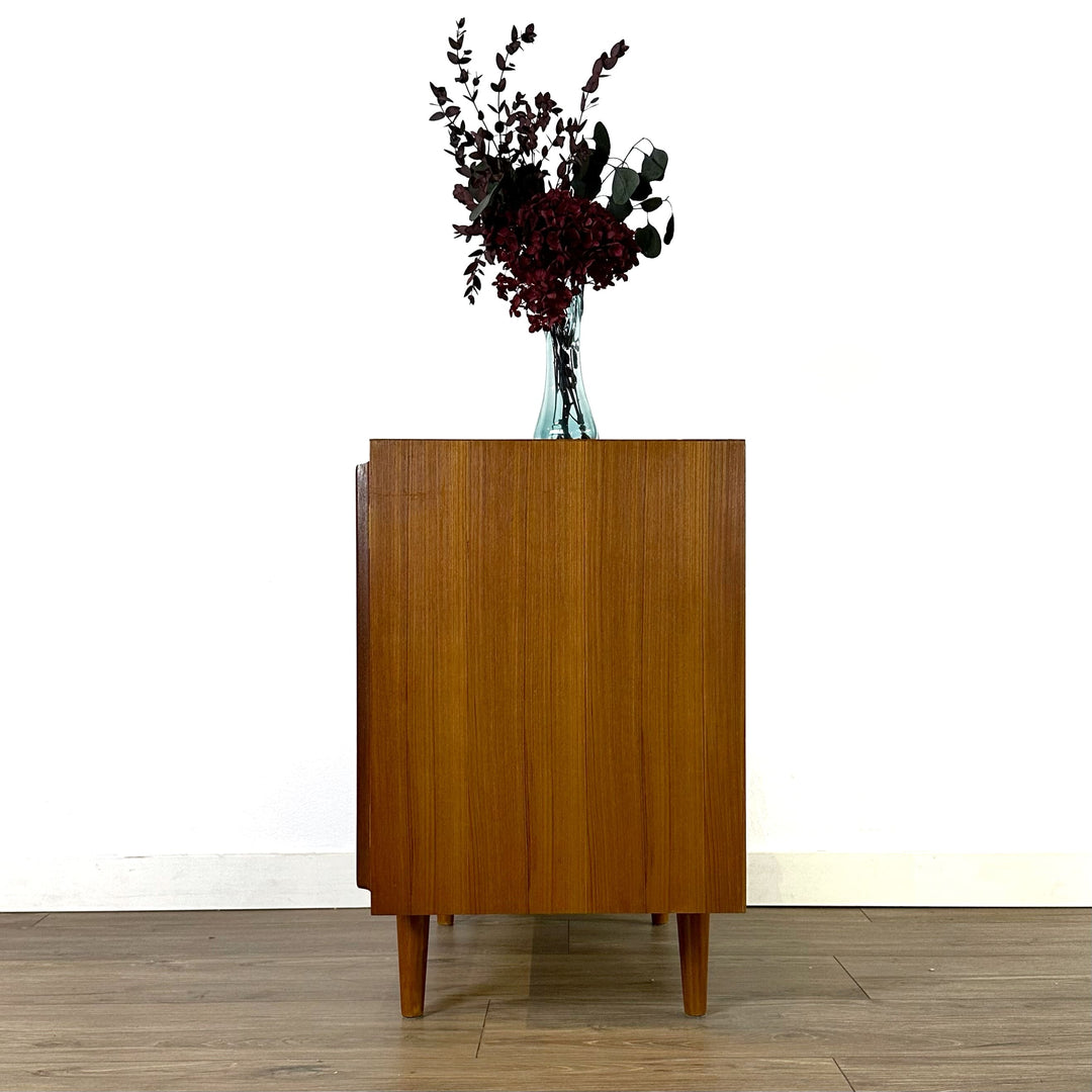 Mid Century Teak Sideboard LP Record Cabinet by Chiswell