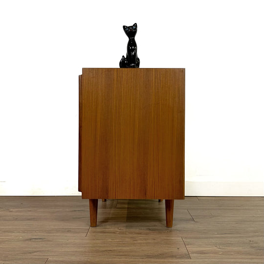 Mid Century Teak Sideboard LP Record Cabinet by Chiswell