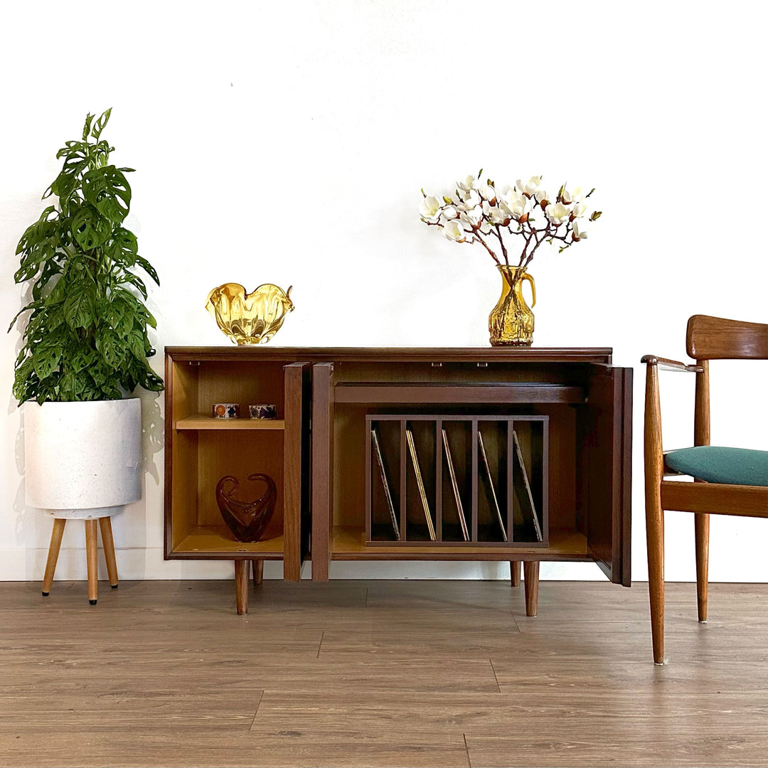 Mid Century Walnut Sideboard by Chiswell